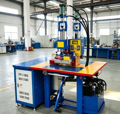 Etiket tasarımı için pnevmatik basınçlı 8KW Su Soğutma Yüksek Frekanslı Rezolama Makinesi
